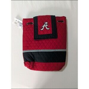 NWT Alabama Crimson Tide Quilted Drawstring Backpack Collegiate Collection Red